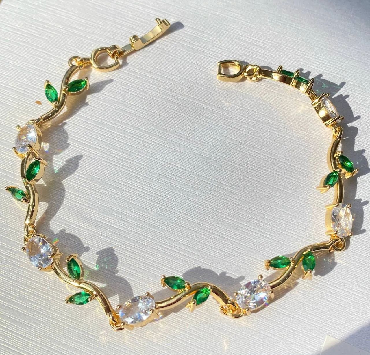 Emerald Gold Bracelet