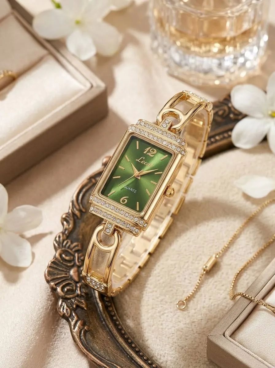 Lecai Emerald Watch